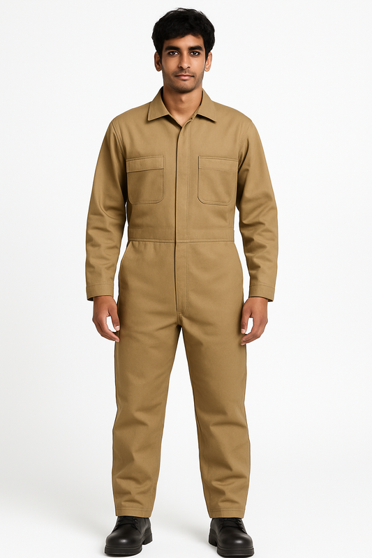 Cotton Work Coverall – Full-Body Comfort & Protection