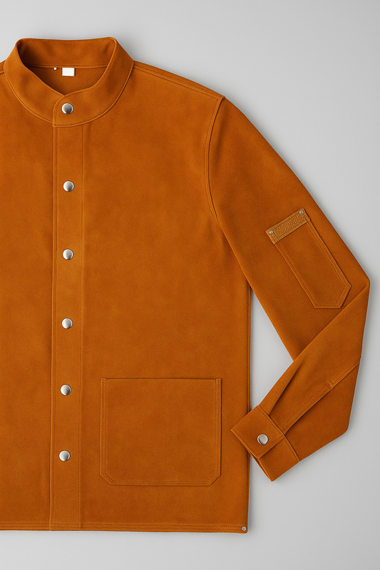 Heat Resistance Premium Grade Leather Welding Jacket