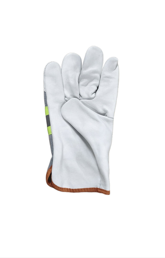 Combined driver gloves with reflective tape