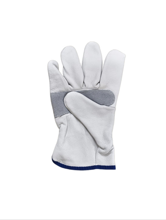 Cow grain leather driver gloves