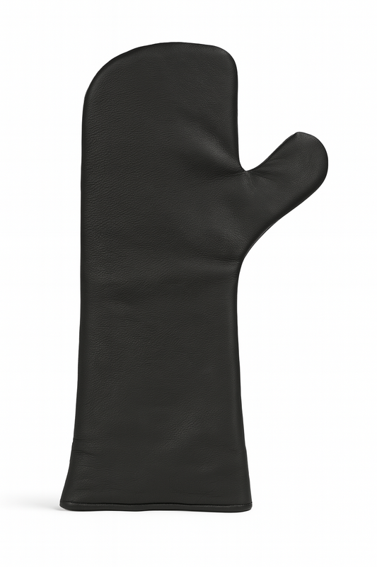 Black Mitten for lead smelter and home fire places
