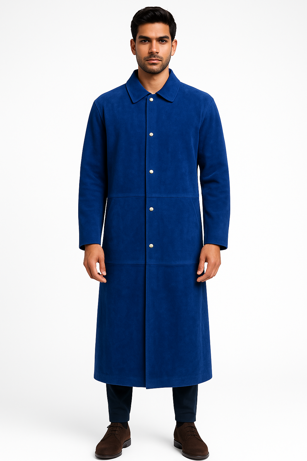 Heat & Water Repellent Leather Foundry Long Coat