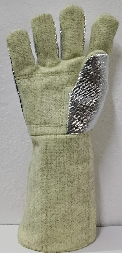 Aluminized Foundry Gloves – Reflective Heat & Molten Metal Protection