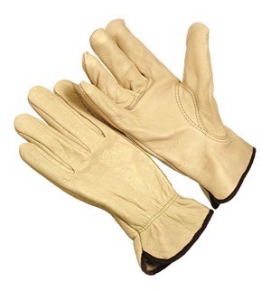 Wet White Driver Gloves